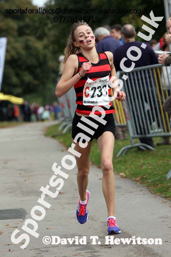 Womens under-17s ERRA Road Relays, Sutton Coldifield, Birmingham. Photo: David T. Hewitson/Sports for All Pics
